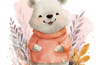 draw realistic animal illustration in watercolor