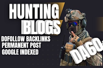 do outdoor hunting guest post and camping guest post with do follow backlinks