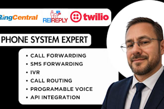 build smart twilio ivr, bulk sms, api integration, ai voice call, auto responder