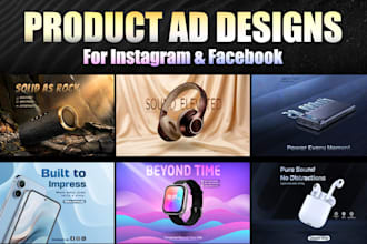 design professional product ad for social media
