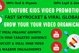 do best youtube kids video promotion using email marketing campaign