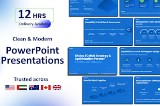 make professional ppt for business or academic presentations