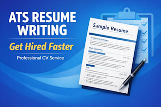 ats resume writing for all industries and linkedin profile