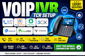 setup voip ivr tcr on zoom ringcentral aircall quo 3cx textgrid for ecommerce