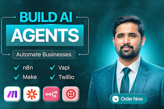 build ai agents using zapier, vapi, make, n8n, and twilio automation