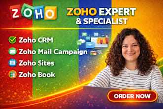 do zoho crm zoho one books people creator desk flow form site zoho mail campaign
