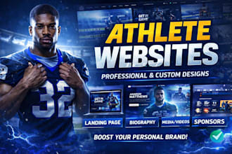 create professional school and varsity sports website