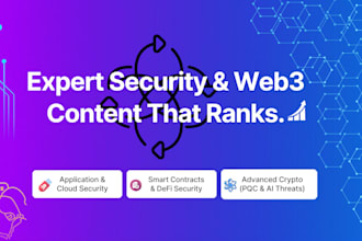 write a cybersecurity, blockchain, or web3 technical article