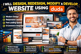 design redesign modify develop website using duda builder