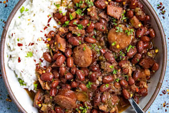 teach cook rice beans