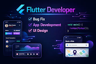 fix flutter bugs and develop your mobile app