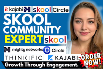 be skool community manager for membership onboarding and growth retention