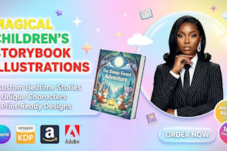 illustrate children story book illustration children book bed time story