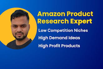 do amazon product research and find low competition profitable products