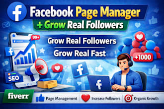 facebook page manager and grow real followers