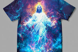 do custom christian t shirt design or jesus t shirt design