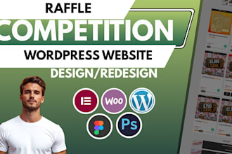 build raffle website competition website raffle giveaway website raffle business