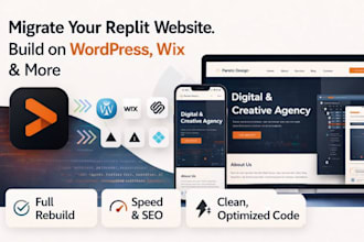 migrate replit website to wordpress wix squarespace vercel netlify rebuild ai