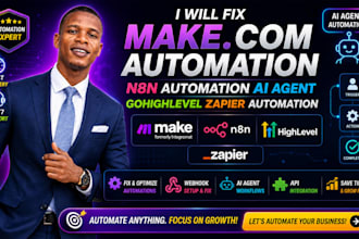 fix make com automation, n8n automation ai agent gohighlevel zapier airtable crm