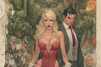 professionally color your comic, webtoon, or cover art