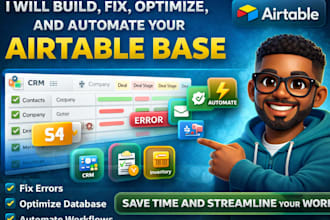 build, fix, optimize, and automate your airtable database with airtable expert