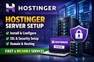 setup hostinger server, fix errors, SSL and deploy website