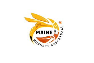 design maine hornet basketball logo