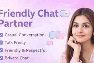 provide friendly text chat and conversation