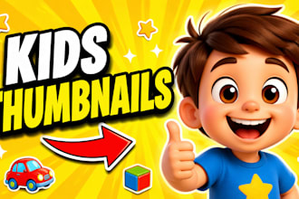 create kids youtube thumbnails that boost views and clicks