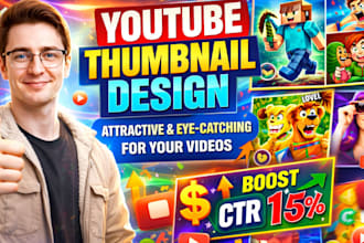 create viral clickable youtube thumbnails for your videos