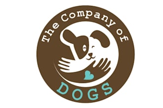design glamorous amazing dogs rescue logo