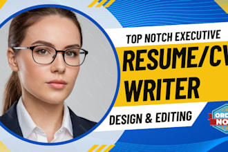 write ats winning resume, design professional CV and custom cover letter