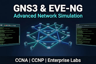 do gns3 and eve ng network lab for ccna and ccnp