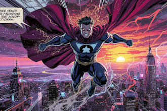 bring your work to life with quality professional comic