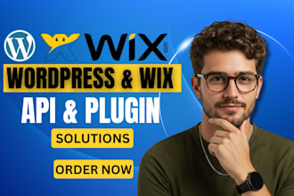 fix or develop wordpress website, wix API nodejs API plugin development wix SEO
