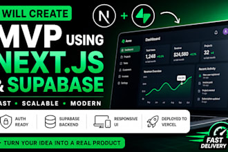 create an mvp using next js and supabase