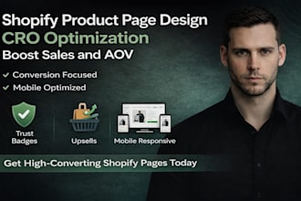 shopify product page design cro optimization boost sales and aov