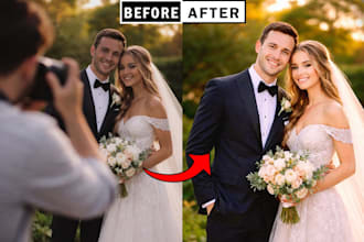 do wedding photo editing retouching
