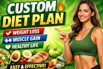 create a customized weight loss diet plan