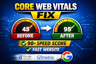 speed up wordpress, fix core web vitals, lcp, cls, inp issues and google