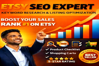 etsy SEO, keyword research and listing optimization