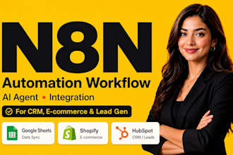 build n8n ai agent, n8n automation, n8n workflow and ai workflow automation