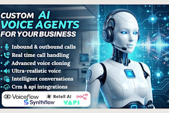 custom ai voice agent using vapi retell ai voiceflow n8n synthflow eleven labs