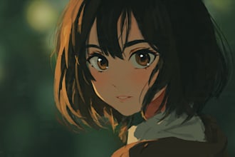 draw oc or fanart in anime style