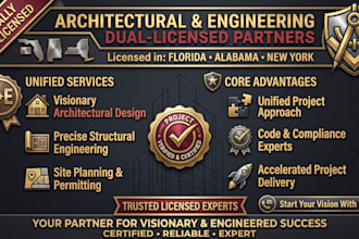design residential, commercial structural projects with structural calculations