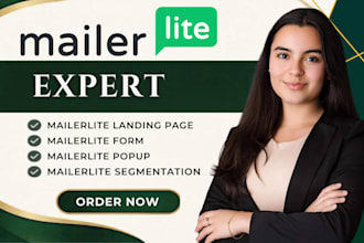 setup mailerlite landing page mailerlite popup form lead segmentation tagging