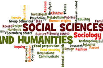 write professional social sciences and humanities articles