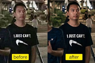 clean old blur photos and photo restoration expertly