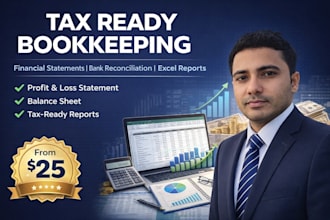 do tax ready bookkeeping and financial statements for US small business