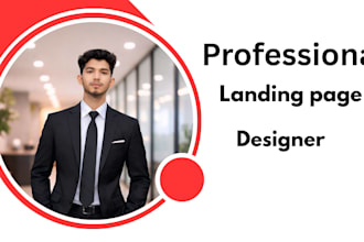 high quality landing page design for startup and business growth